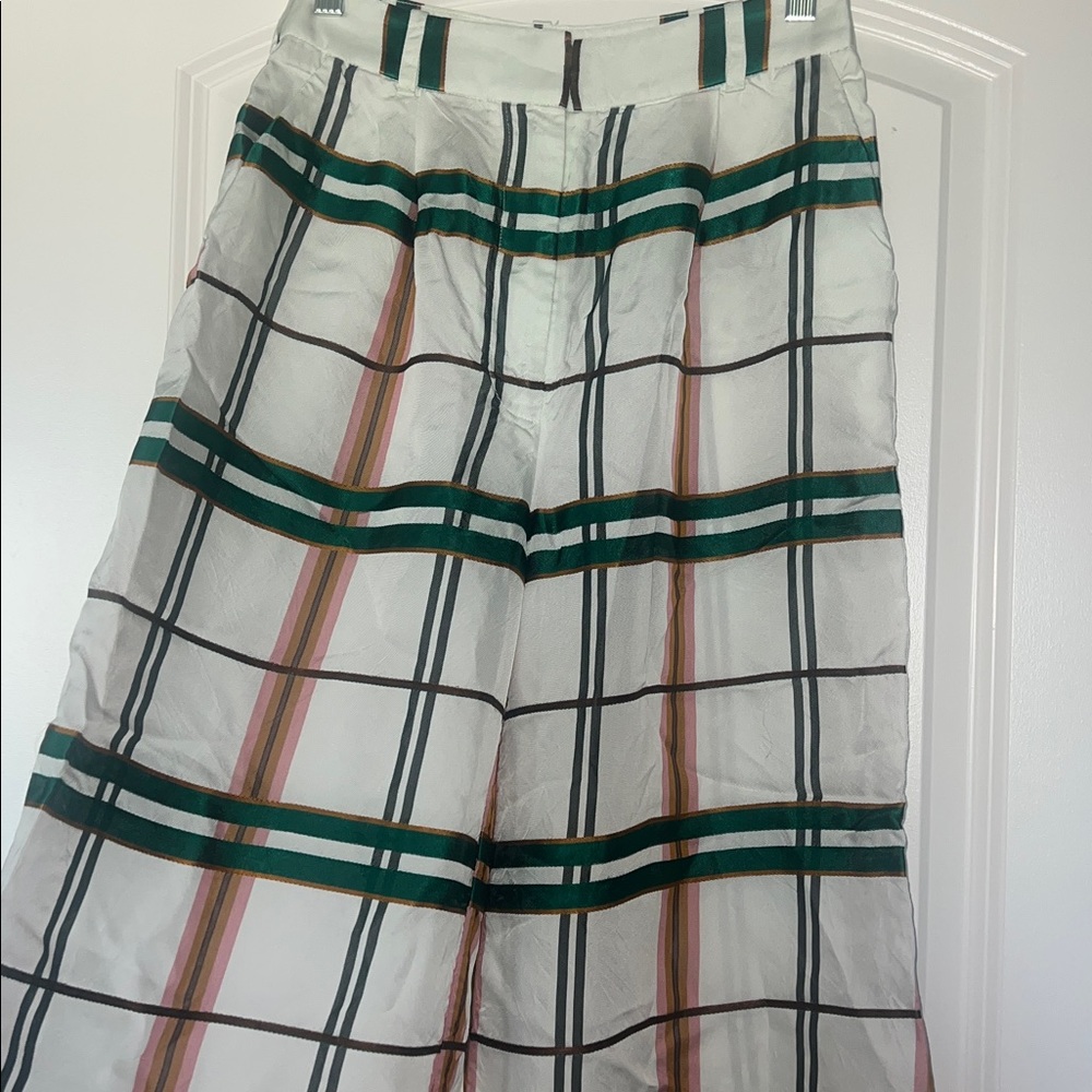 Zimmerman Dancer Wide Leg Checkered Pants Size 0 - Picture 4 of 10